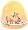 Cartoon: Spanwurst (small) by mele tagged wurst,spanferkel