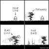 Cartoon: Bad luck (small) by heyokyay tagged life,tornado,badluck,unlucky,comic,heyokyay