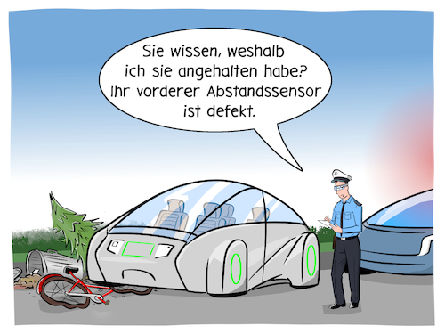 Cartoon: Autonomes Fahren (medium) by Cloud Science tagged autonomes,fahren,selbstfahrend,selbstfahrendes,auto,connected,car,digitales,ki,verkehr,polizei,polizeikontrolle,abstand,autonom,abstanbdssensor,lidarsensor,lidar,reichweite,kollision,unfall,verkehrskontrolle,digitalisierung,digital,tech,technik,technologie,defekt,sensorik,daten,it,automatisierung,automatisch,selfdriving,autonomes,fahren,selbstfahrend,selbstfahrendes,auto,connected,car,digitales,ki,verkehr,polizei,polizeikontrolle,abstand,autonom,abstanbdssensor,lidarsensor,lidar,reichweite,kollision,unfall,verkehrskontrolle,digitalisierung,digital,tech,technik,technologie,defekt,sensorik,daten,it,automatisierung,automatisch,selfdriving