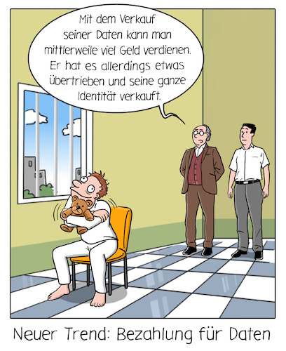 Cartoon: Bezahlung für Daten (medium) by Cloud Science tagged daten,datenkrake,datensammler,datenschutz,big,data,identität,geschäftsmodel,digitalisierung,verbraucher,daten,datenkrake,datensammler,datenschutz,big,data,identität,geschäftsmodel,digitalisierung,verbraucher