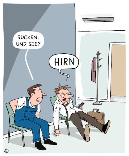 Cartoon: Digital Overload (medium) by Cloud Science tagged rschoepfung,brain,fog,burnout,stress,ueberlastung,arbeitswelt,wissensarbeit,wissensarbeiter,digitalisierung,buero,handwerk,handwerker,arzt,wartezimmer,gesundheit,mentalhealth,psychologie,ueberarbeitung,belastung,fatigue,brainfry,zeitgeist,wirtschaft,management,entscheider,arbeitsschutz,digitalerburnout,muedigkeit,erschoepftheit,koerperarbeit,kopfarbeit,ueberforderung,gesellschaft,alltag,zivilisationskrankheit,beruf,druck,leistung,erschoepft,erschoepfen,erschoepfende,erschoepfter,erschoepfte,whitecollar,bluecollar,exhaustion,overload,work,digitalization,office,manuallabor,doctor,waitingroom,health,psychology,overwork,corporate,culture,business,employee,workplace,job,career,lifebalance,depression,anxiety,pressure,productivity,performance,mind,mindset,mentalfatigue,chronicfatigue,overstressed,tired,tiredness,jobstress,occupationalhealth,modernlife,systemoverload,rschoepfung,brain,fog,burnout,stress,ueberlastung,arbeitswelt,wissensarbeit,wissensarbeiter,digitalisierung,buero,handwerk,handwerker,arzt,wartezimmer,gesundheit,mentalhealth,psychologie,ueberarbeitung,belastung,fatigue,brainfry,zeitgeist,wirtschaft,management,entscheider,arbeitsschutz,digitalerburnout,muedigkeit,erschoepftheit,koerperarbeit,kopfarbeit,ueberforderung,gesellschaft,alltag,zivilisationskrankheit,beruf,druck,leistung,erschoepft,erschoepfen,erschoepfende,erschoepfter,erschoepfte,whitecollar,bluecollar,exhaustion,overload,work,digitalization,office,manuallabor,doctor,waitingroom,health,psychology,overwork,corporate,culture,business,employee,workplace,job,career,lifebalance,depression,anxiety,pressure,productivity,performance,mind,mindset,mentalfatigue,chronicfatigue,overstressed,tired,tiredness,jobstress,occupationalhealth,modernlife,systemoverload