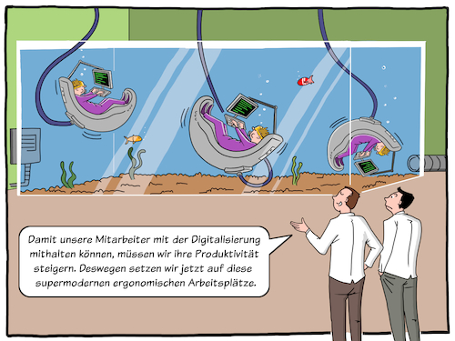 Cartoon: Ergonomischer Arbeitsplatz (medium) by Cloud Science tagged ergonomie,ergonomisch,arbeitsplatz,arbeit,zukunft,sitzen,schreibtisch,digitalisierung,digital,ruecken,produktivitaet,mitarbeiter,chef,arbeiten,computer,health,gesundheit,tech,technologie,buero,moeller,illustration,cartoon,wandel,arbeitsumgebung,ergonomie,ergonomisch,arbeitsplatz,arbeit,zukunft,sitzen,schreibtisch,digitalisierung,digital,ruecken,produktivitaet,mitarbeiter,chef,arbeiten,computer,health,gesundheit,tech,technologie,buero,moeller,illustration,cartoon,wandel,arbeitsumgebung