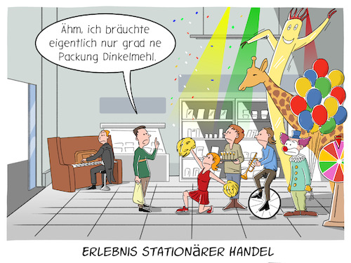 Erlebnis stationärer Handel