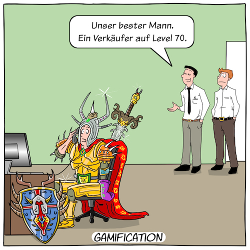 Cartoon: Gamification (medium) by Cloud Science tagged mitarbeiter,business,digitalisierung,digital,spielen,spielerisch,wirtschaft,unternehmen,leistung,startup,modern,technologie,tech,it,hr,work,arbeit40,arbeitswelt,zukunft,transformation,verkaeufer,rollenspiel,fantasy,illustration,moeller,monitoring,vermessung,daten,wettbewerb,measurement,buzzword,mitarbeiter,business,digitalisierung,digital,spielen,spielerisch,wirtschaft,unternehmen,leistung,startup,modern,technologie,tech,it,hr,work,arbeit40,arbeitswelt,zukunft,transformation,verkaeufer,rollenspiel,fantasy,illustration,moeller,monitoring,vermessung,daten,wettbewerb,measurement,buzzword