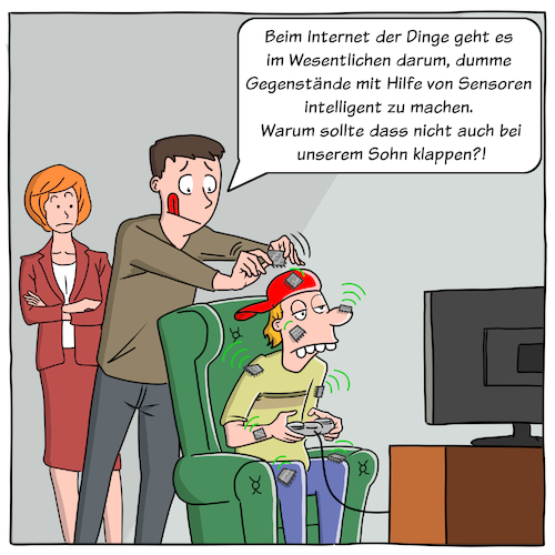 Cartoon: Internet der Dinge (medium) by Cloud Science tagged iot,internet,der,dinge,vernetzung,digital,smart,digitalisierung,disruption,chips,sensoren,daten,zukunft,netz,wandel,intelligenz,ki,chip,technik,technologie,moeller,illustration,cartoon,hannover,messe,iot,internet,der,dinge,vernetzung,digital,smart,digitalisierung,disruption,chips,sensoren,daten,zukunft,netz,wandel,intelligenz,ki,chip,technik,technologie,moeller,illustration,cartoon,hannover,messe