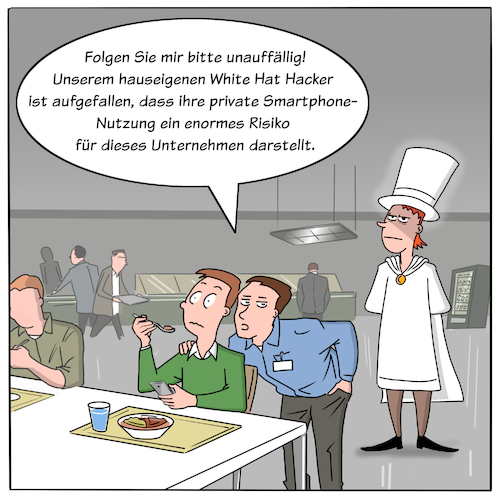 IT-Sicherheit von CloudScience | Wirtschaft Cartoon | TOONPOOL