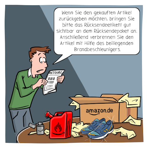 Cartoon: Retouren (medium) by Cloud Science tagged retoure,retour,ruecksendung,rueckgabe,amazon,online,shopping,ecommerce,logistik,bestellen,bestellung,digitalisierung,digital,tech,technologie,technik,wirtschaft,zukunft,trend,paket,kaufen,kunde,versand,transport,umwelt,oeko,nachhaltig,nachhaltigkeit,retoure,retour,ruecksendung,rueckgabe,amazon,online,shopping,ecommerce,logistik,bestellen,bestellung,digitalisierung,digital,tech,technologie,technik,wirtschaft,zukunft,trend,paket,kaufen,kunde,versand,transport,umwelt,oeko,nachhaltig,nachhaltigkeit