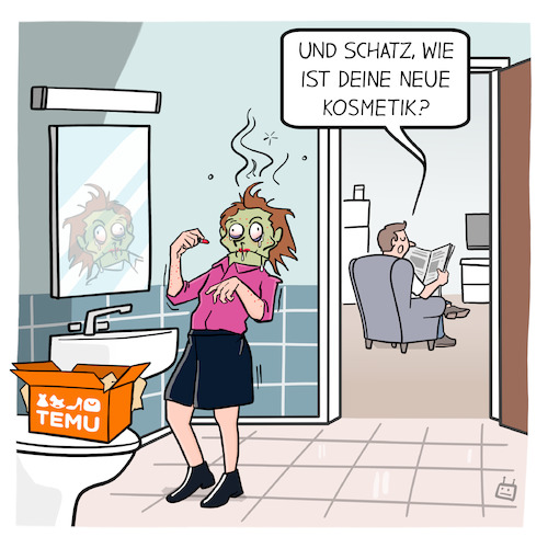 Cartoon: Temu (medium) by Cloud Science tagged temu,online,allergie,ausschlag,shopping,handel,ecommerce,china,qualität,billig,schrott,bestellen,bestellung,verkauf,plattform,kritik,digitalisierung,ramsch,verbraucherschutz,standards,gesundheit,kosmetik,beauty,verbraucher,internet,temu,online,allergie,ausschlag,shopping,handel,ecommerce,china,qualität,billig,schrott,bestellen,bestellung,verkauf,plattform,kritik,digitalisierung,ramsch,verbraucherschutz,standards,gesundheit,kosmetik,beauty,verbraucher,internet