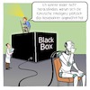 Cartoon: BlackBox-Problem (small) by Cloud Science tagged ki künstliche intelligenz roboter deep learning maschine maschinelles lernen daten algorithmus algorithmen it big data computer tech technik technologie digital digitalisierung blackbox black box neuronales netz vernetzung