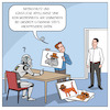 Cartoon: KI VS. Datenschutz (small) by Cloud Science tagged ki,künstliche,intelligenz,daten,training,maschinelles,lernen,ml,tech,technologie,anonymisierung,datenschutz,it,generativ