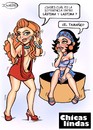 Cartoon: Chicas lindas (small) by DeVaTe tagged mujeres,chicas,lindas,humor,women,sexy,girls