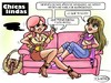 Cartoon: chicas lindas (small) by DeVaTe tagged humor,pretty,girls,chicas,lindas,sexy