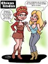 Cartoon: chicas lindas (small) by DeVaTe tagged humor,pretty,girls,chicas,lindas,sexy