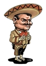Cartoon: Jose Guadalupe Posada (small) by DeVaTe tagged guadalupe,posada,mexican,painter,caricaturista,mexicano,mexico