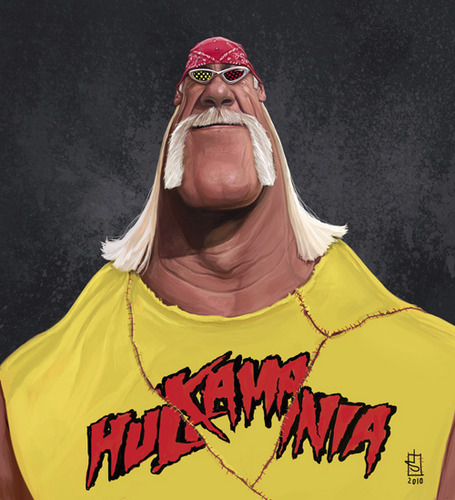 Cartoon: Hulk Hogan (medium) by sting-one tagged hulk,hogan