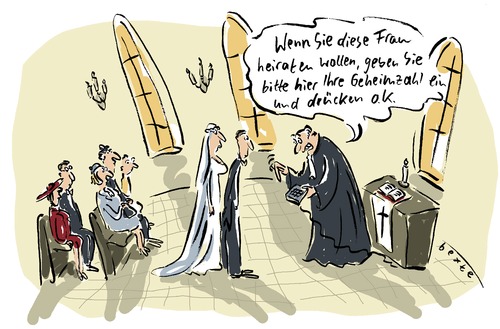 Pin Hochzeit Von Bettina Bexte Liebe Cartoon Toonpool