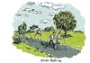 Cartoon: Nordic Stalking (small) by Bettina Bexte tagged nordic,walking,stalking,sport,männer,frauen,fitness