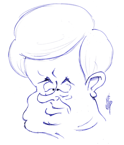 Cartoon: Newt Gingrich (medium) by stip tagged newt,politician,caricature,gingrich