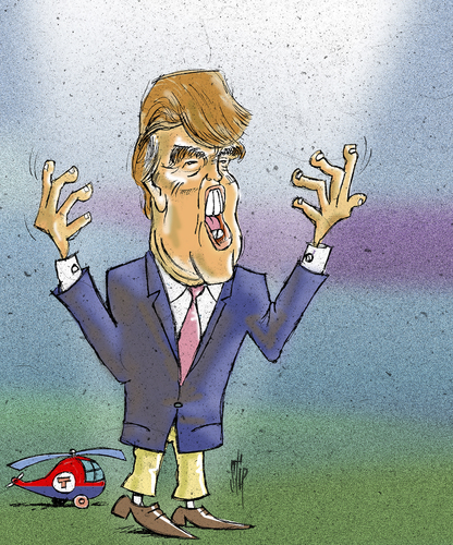 Cartoon: Trump (medium) by stip tagged donald,trump,usa,elections,republican,candidate,donald,trump,usa,elections,republican,candidate