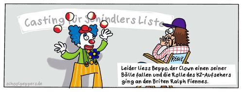 Cartoon: Schoolpeppers 36 (medium) by Schoolpeppers tagged beppo,clown,film