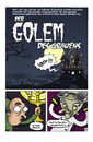 Cartoon: Der Golem des Grauens (small) by Schoolpeppers tagged horror,frankenstein,blofeld,mabuse