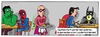 Cartoon: Schoolpeppers 59 (small) by Schoolpeppers tagged flatulenz,superhelden