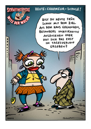 Cartoon: Schweinevogel Witz der Woche 029 (medium) by Schweinevogel tagged schweinevogel,funny,witz,cartoon,schwarwel