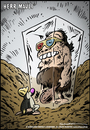 Cartoon: Herr Mauli Ausgrabung (small) by Schweinevogel tagged schwarwel cartoon kunst kultur herr mauli graben steinzeit ausgrabungen 3dbrille