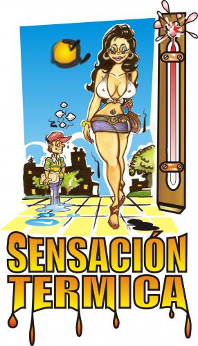 Cartoon: sensaciones (medium) by DANIEL EDUARDO VARELA tagged temperatura