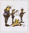 Cartoon: justicia (small) by DANIEL EDUARDO VARELA tagged ley