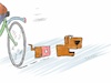 Cartoon: Das ist kein Radweg (small) by joxol tagged bike,dog