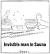 Cartoon: Invisible man in Sauna (small) by joxol tagged invisible,man,sauna,human,sport