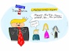Cartoon: Lagebesprechung Haus Trump (small) by joxol tagged trump