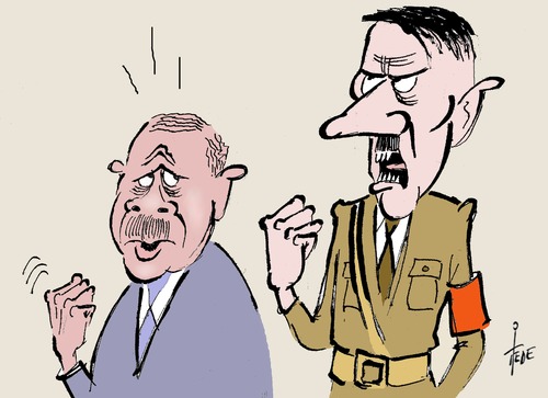 Cartoon: Erdogan (medium) by tiede tagged erdogan,madame,tussault,london,tiede,tiedemann,cartoon,karikatur,erdogan,madame,tussault,london,tiede,tiedemann,cartoon,karikatur