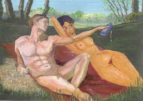 Michelangelo meets Modigliani