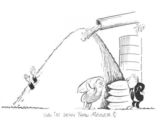 Cartoon: Wo ist Aigner? (medium) by tiede tagged dioxin,futtermittelskandal,aigner,krisenmanagement,dioxin,futtermittelskandal,aigner,krisenmanagement