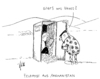 Cartoon: Feldpost II (small) by tiede tagged feldpost,afghanistan,briefgeheimnis
