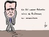 Cartoon: Terrorwarnung (small) by tiede tagged de,maiziere,terrorwarnung,is,hannover,fußball