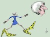 Cartoon: Theresa May (small) by tiede tagged wahlen,election,uk,theresa,may,brexit,tiede,tiedemann,cartoon,karikatur