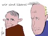Cartoon: Thüringen (small) by tiede tagged lindner,fdp,höcke,afd,tiede,cartoon,karikatur