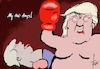 Cartoon: Trumps 100 days (small) by tiede tagged donald trump president usa