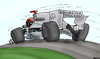 Cartoon: Schumacher with Mercedes F1 (small) by Omer Said tagged schumacher f1 mercedes michael formula schumi