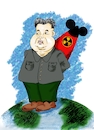 Cartoon: Kim Jong-un (small) by Guto Camargo tagged coreia,korea,kin,missel,caricature