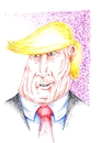 Cartoon: Trump (small) by Guto Camargo tagged trump,caricatura,desenho,politica,presidente,eua
