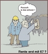 Cartoon: Rente - wozu ? (small) by michaskarikaturen tagged rentenalter