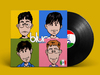Cartoon: Blur Parody Cover (small) by Peps tagged blur,damonalbarn,popart,julianopie,parody,parodies,music,rock,england
