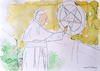 Cartoon: Le Pape (small) by Zlatko Iv tagged pape,bishop,rome,catolic,arte,kunst,kulture,cult,hertz