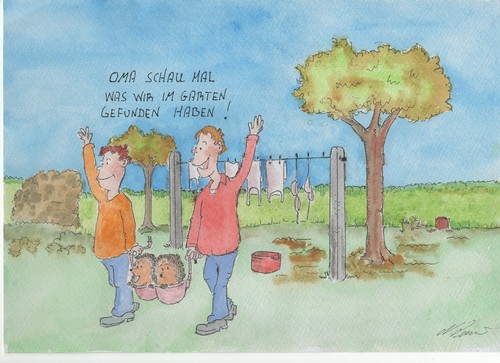 Cartoon: Igel (medium) by Denno tagged kinder,und,tiere