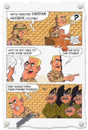Cartoon: Desert cowboys (medium) by Ludus tagged iraq,war