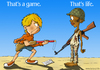 Cartoon: Kids at war (small) by Ludus tagged war